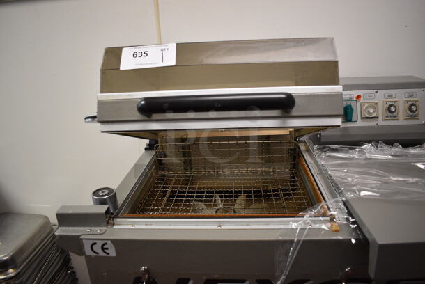 Pro Pack Model Nexgen-1000 Metal Commercial Floor Style Shrink Wrapping Machine on Commercial Casters. 110 Volts, 1 Phase. 47x25x43. Unit Was In Working Condition When Restaurant Closed. (drop in bin kitchen) - Image 4 of 7