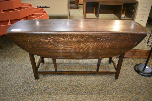 Wooden Table. 65x19x29. (gift shop) - Image 1 of 3