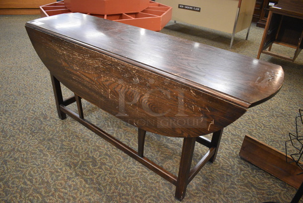 Wooden Table. 65x19x29. (gift shop) - Image 3 of 3