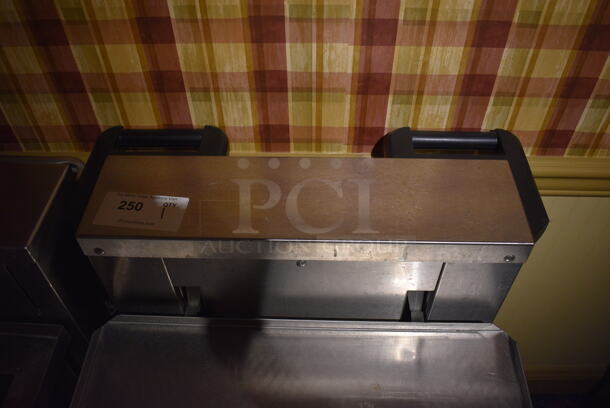 Stainless Steel Commercial Dish Caddy Return on Commercial Casters. 22x32x35.5. (buffet) - Image 4 of 4