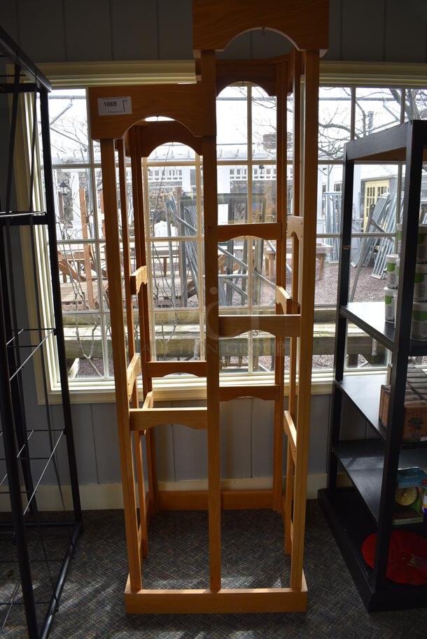 Wooden Rack. 28.5x28.5x86. (garden center) - Image 1 of 3