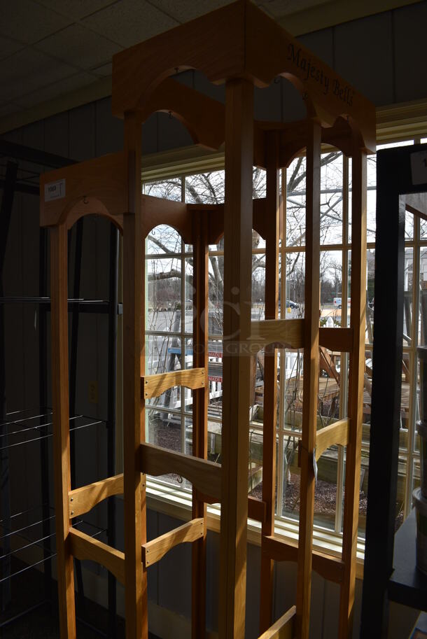 Wooden Rack. 28.5x28.5x86. (garden center) - Image 3 of 3