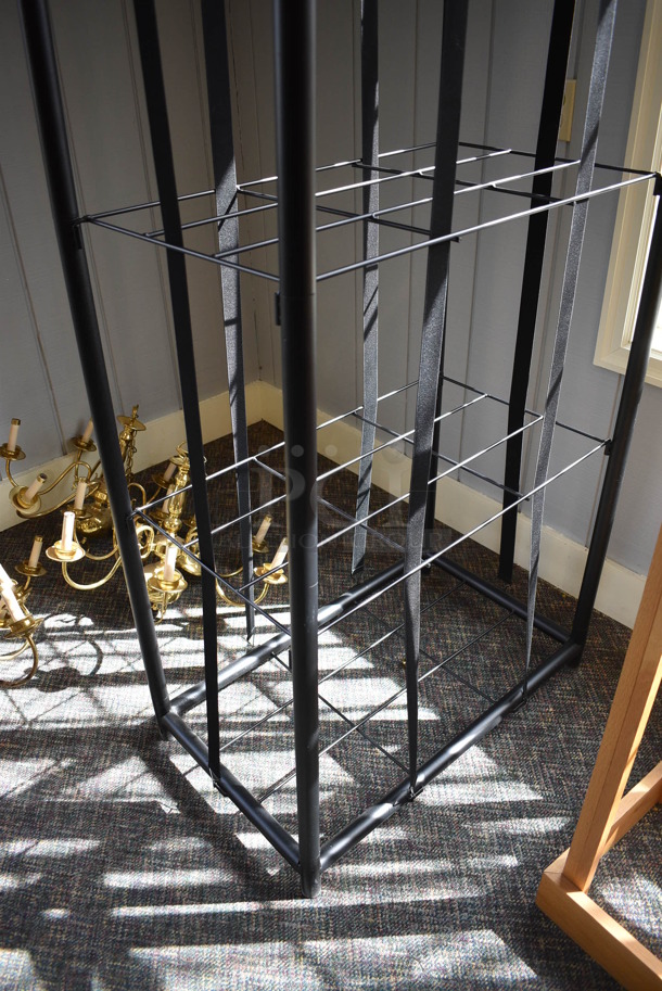 Black Metal Rack. 32x19x82. (garden center) - Image 3 of 3
