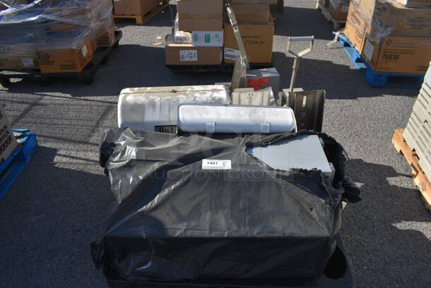 ALL ONE MONEY! Pallet Lot of Various Items Including Sanitary Scale and Commercial Kitchen Equipment. (warehouse)