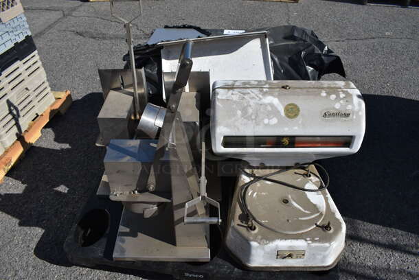 ALL ONE MONEY! Pallet Lot of Various Items Including Sanitary Scale and Commercial Kitchen Equipment. (warehouse) - Image 4 of 8