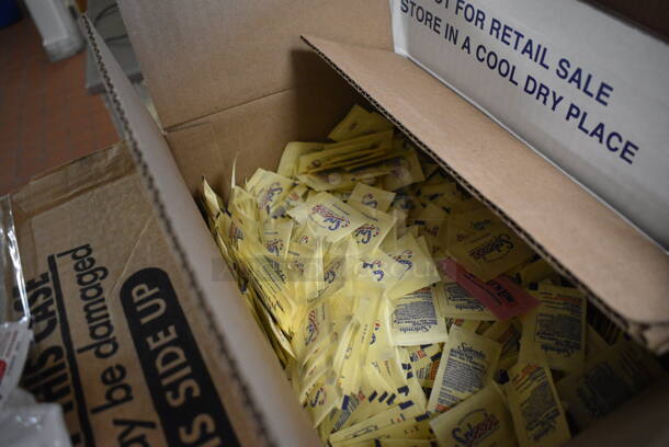 ALL ONE MONEY! Lot of 6 Boxes of Various Packages of Ketchup, Honey Mustard, Sweet N Low, Splenda, Brown Mustard and Baking Cups! (drop in bin kitchen) - Image 4 of 8