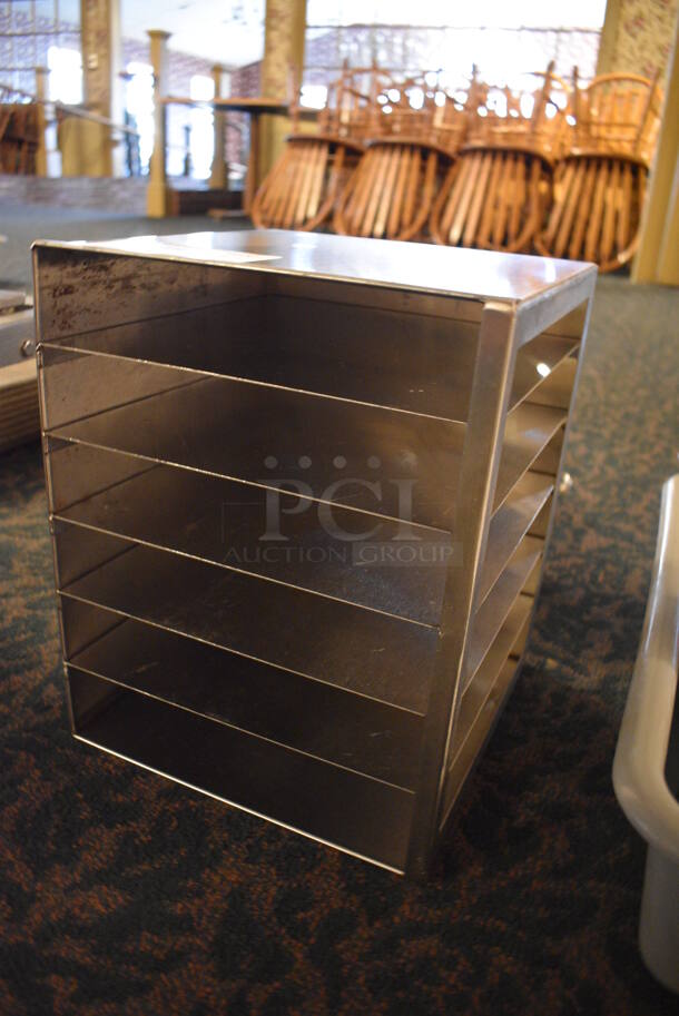 Metal 6 Tier Bin. 10x10x13. (main dining room) - Image 2 of 3