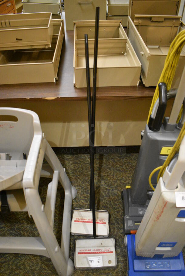 2 Fuller Carpet Sweepers. 9x6x45. 2 Times Your Bid! (gift shop)