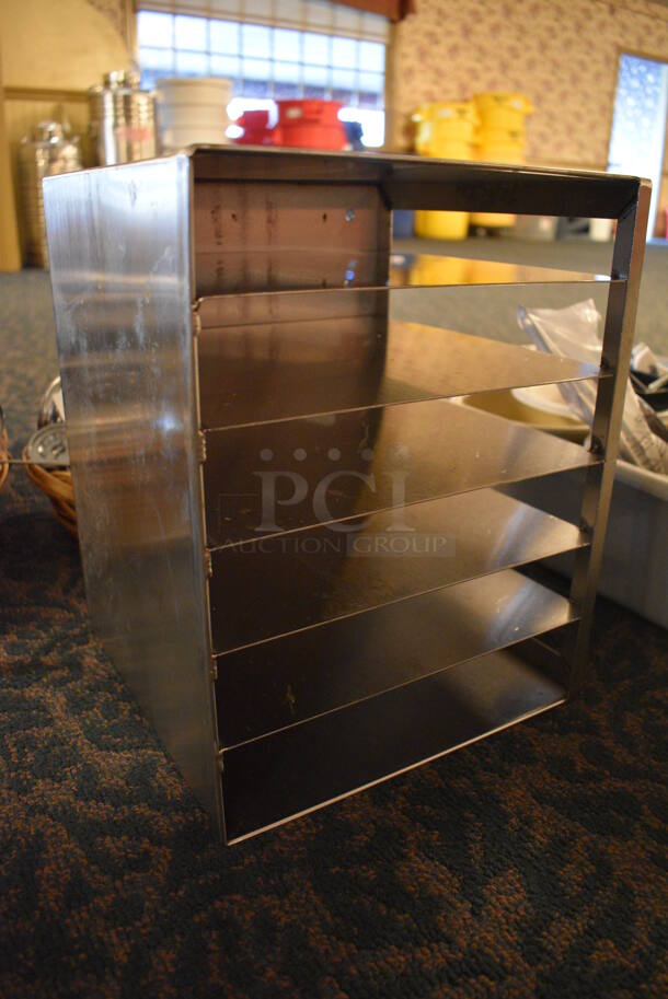 Metal 6 Tier Bin. 10x10x13. (main dining room) - Image 3 of 3