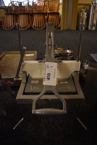 Redco Metal Commercial Countertop Lettuce Head Cutter. 15x16x21. (main dining room)
