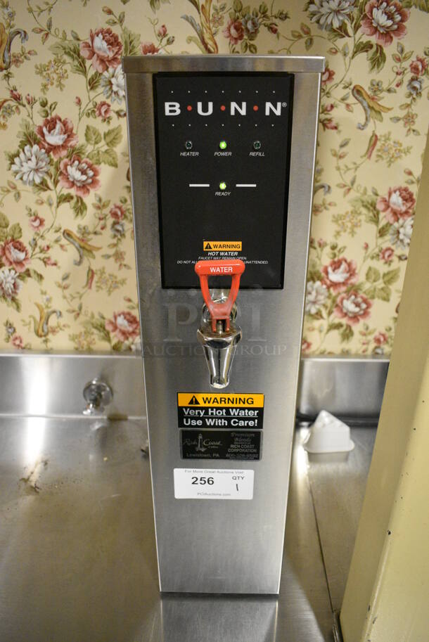 Bunn Model H5X-40-208 Stainless Steel Commercial Countertop Hot Water Dispenser. 208 Volts, 1 Phase. 7x17x28.5. Unit Was In Working Condition When Restaurant Closed.  (buffet - drink station) - Image 1 of 4