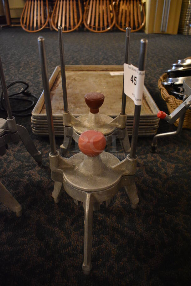 2 Metal Commercial Countertop Wedgers. 8x8x15. 2 Times Your Bid! (main dining room) - Image 1 of 5