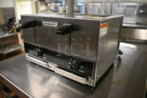 Hobart Model ET-27/4 Stainless Steel Commercial Countertop 4 Slot Toaster. 120 Volts, 1 Phase. 12.5x11x8. Unit Was In Working Condition When Restaurant Closed. (kitchen) - Image 4 of 6