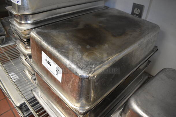 4 Stainless Steel Full Size Drop In Bins. 1/1x6. 4 Times Your Bid! (drop in bin kitchen) - Image 3 of 3