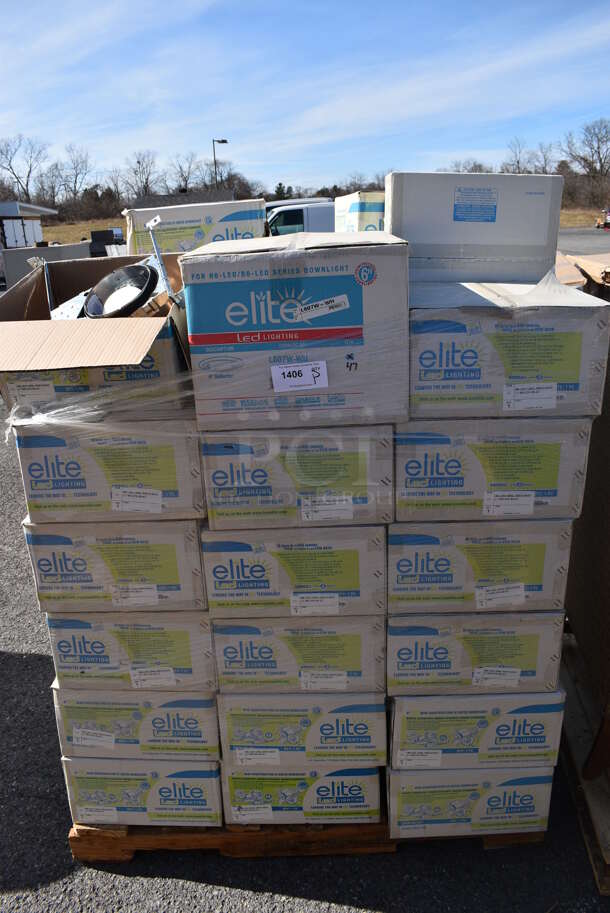 ALL ONE MONEY! Pallet Lot of Various Items Including NEW Lighting Fixtures. (warehouse) - Image 1 of 3