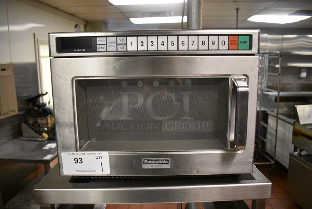 Panasonic Model NE-1257R Stainless Steel Commercial Countertop Microwave Oven. 120 Volts, 1 Phase. 17x20x13. (kitchen) - Image 1 of 5