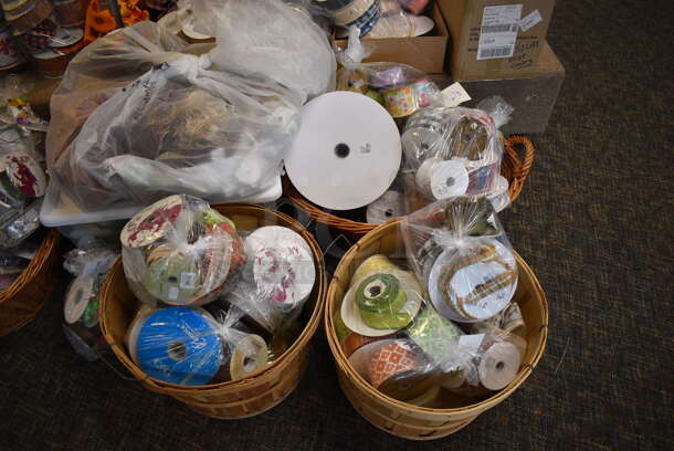 ALL ONE MONEY! Mega Lot of Various Items Including Ribbons! BUYER MUST REMOVE. (garden center) - Image 2 of 8