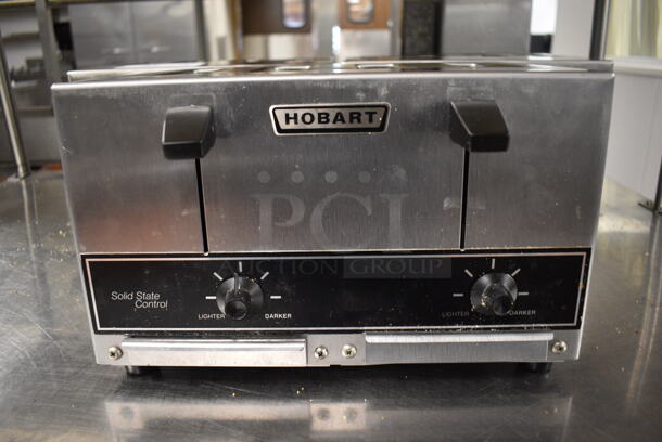 3 Hobart Model ET-27/4 Stainless Steel Commercial Countertop 4 Slot Toasters. 120/208/240 Volts. 12.5x11x8. 3 Times Your Bid! Unit Was In Working Condition When Restaurant Closed. (kitchen) - Image 4 of 5