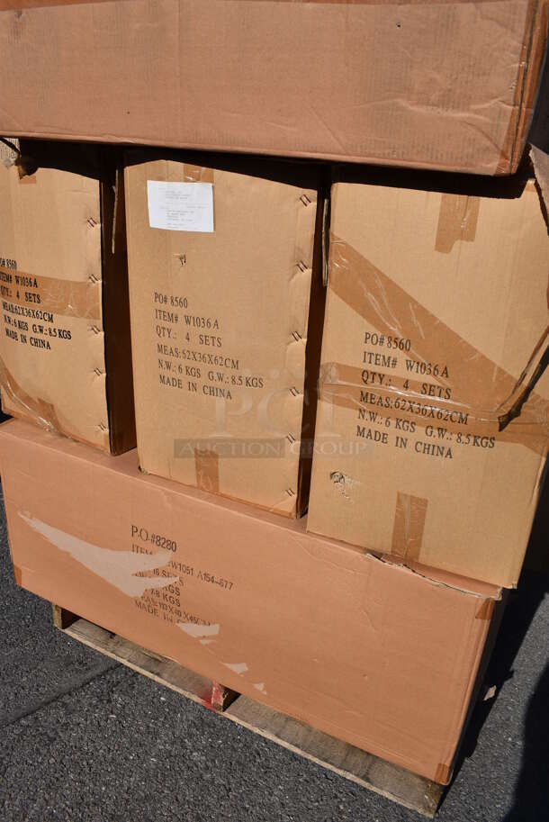 ALL ONE MONEY! Pallet Lot of Various Items Including Metal Racks. (warehouse) - Image 7 of 8