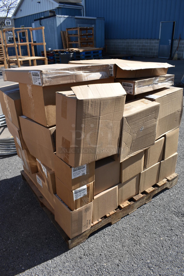ALL ONE MONEY! Pallet Lot of Various Items Including Matte Orange Gift Boxes. (warehouse) - Image 2 of 6