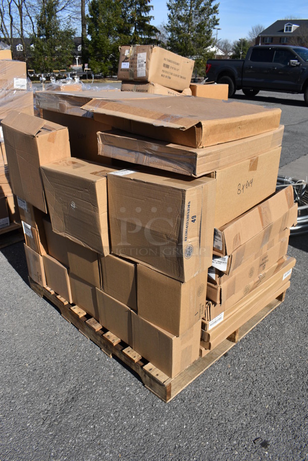 ALL ONE MONEY! Pallet Lot of Various Items Including Matte Orange Gift Boxes. (warehouse) - Image 3 of 6