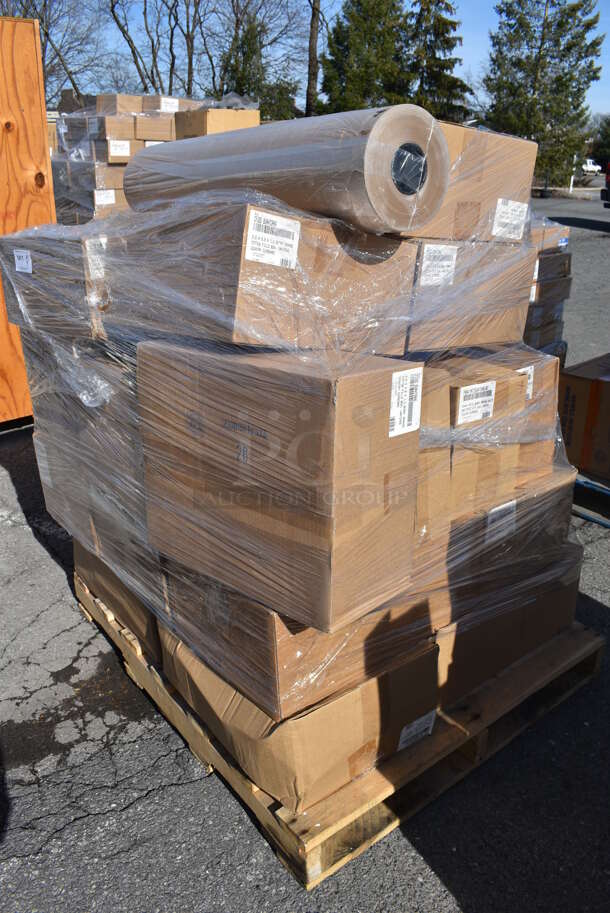 ALL ONE MONEY! Pallet Lot of Various Items Including Matte Orange Gift Boxes.  (warehouse) - Image 2 of 5