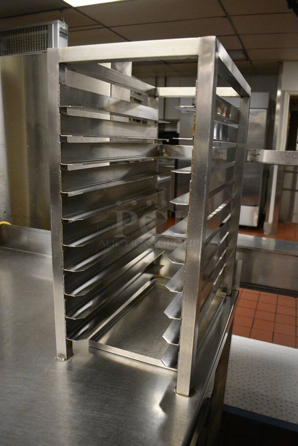 Stainless Steel Commercial Table w/ Pan Rack, Lower Pan Rack and Drawer. 39.5x36x59.5. (kitchen) - Image 3 of 6