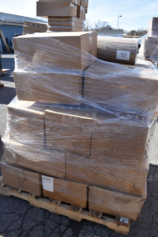 ALL ONE MONEY! Pallet Lot of Various Items Including Matte Orange Gift Boxes.  (warehouse) - Image 5 of 5