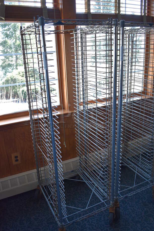 Metal Commercial Pan Transport Rack on Commercial Casters. 22x26x68. (sunroom dining room) - Image 2 of 4