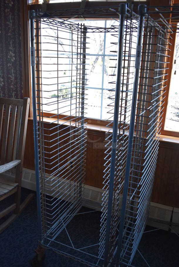 Metal Commercial Pan Transport Rack on Commercial Casters. 22x26x68. (sunroom dining room) - Image 3 of 4