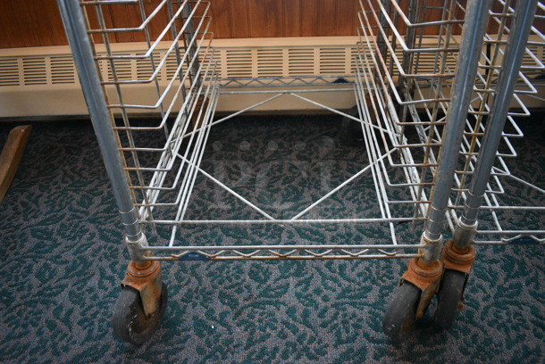 Metal Commercial Pan Transport Rack on Commercial Casters. 22x26x68. (sunroom dining room) - Image 4 of 4