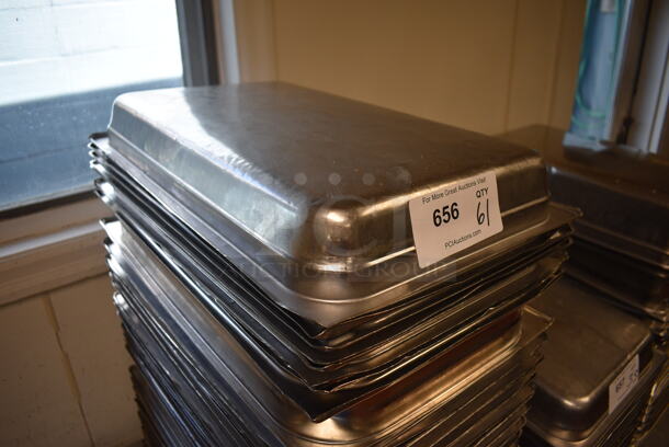61 Stainless Steel Full Size Drop In Bins. 1/1x2. 61 Times Your Bid! (drop in bin kitchen) - Image 3 of 3