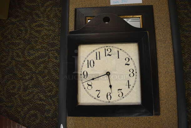 ALL ONE MONEY! Lot of Clocks, Mirror and Bulletin Board! (gift shop) - Image 2 of 3