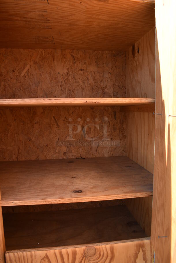 ALL ONE MONEY! Pallet Lot of Various Items Including Wooden 2 Door Cabinet. 56x26x70. (warehouse) - Image 5 of 5