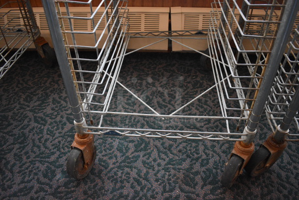 Metal Commercial Pan Transport Rack on Commercial Casters. 22x26x68. (sunroom dining room) - Image 4 of 4