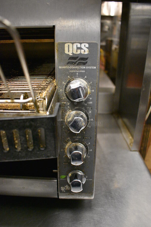 Star Holman Model QCS-3-1400HC Stainless Steel Commercial Countertop Electric Powered Conveyor Oven. 208 Volts, 1 Phase. 18.5x23x16. Unit Was In Working Condition When Restaurant Closed. (kitchen) - Image 2 of 6