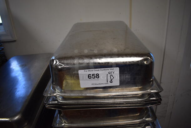 18 Stainless Steel Full Size Drop In Bins. 1/1x4. 18 Times Your Bid! (drop in bin kitchen) - Image 3 of 3