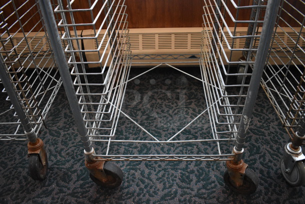 Metal Commercial Pan Transport Rack on Commercial Casters. 22x26x68. (sunroom dining room) - Image 4 of 4