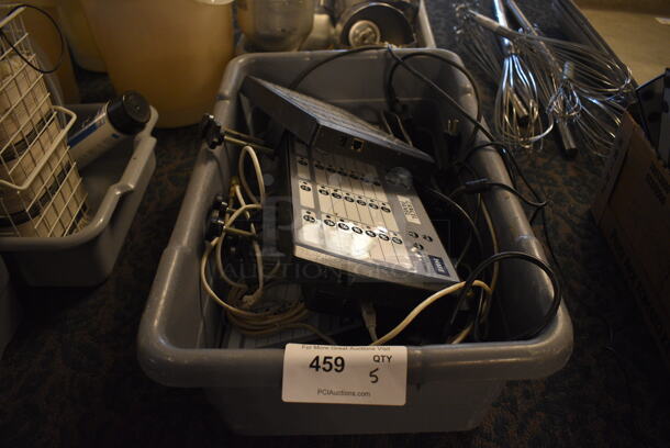 ALL ONE MONEY! Lot of 5 HME Cancel Panels in Gray Bin! 12.5x3x9. (main dining room) - Image 4 of 4