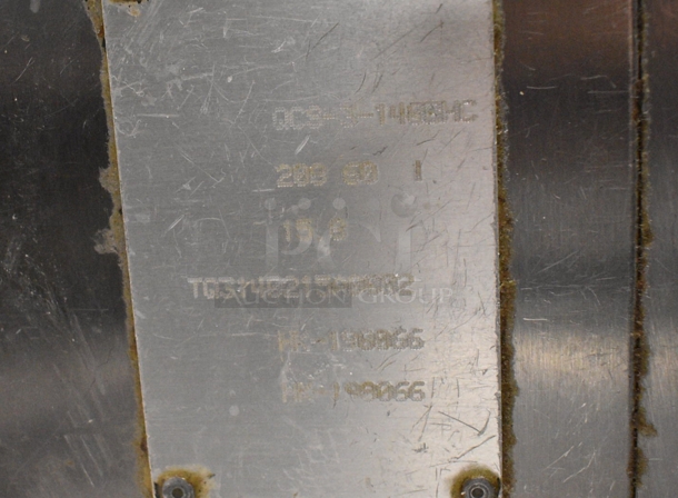 Star Holman Model QCS-3-1400HC Stainless Steel Commercial Countertop Electric Powered Conveyor Oven. 208 Volts, 1 Phase. 18.5x23x16. Unit Was In Working Condition When Restaurant Closed. (kitchen) - Image 5 of 6