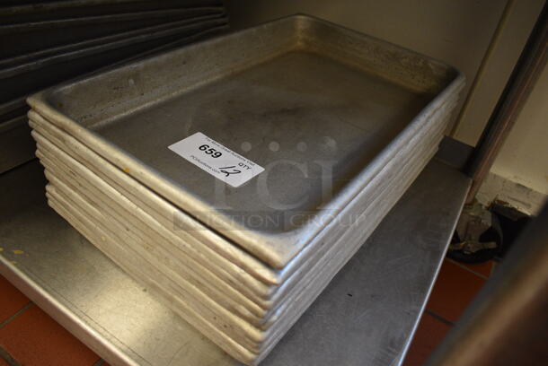 12 Metal Baking Pans. 13x21x2. 12 Times Your Bid! (drop in bin kitchen) - Image 2 of 3