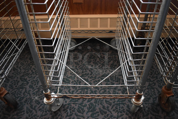 Metal Commercial Pan Transport Rack on Commercial Casters. 22x26x68. (sunroom dining room) - Image 4 of 4