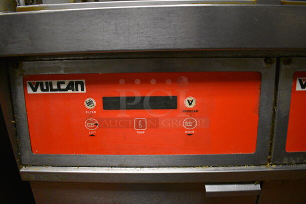 Vulcan Stainless Steel Commercial Floor Style Electric Powered Deep Fat Fryer on Commercial Casters. 46.5x34.5x41.5. Unit Was In Working Condition When Restaurant Closed. (kitchen) - Image 6 of 12
