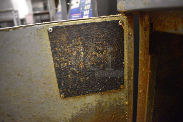 Vulcan Stainless Steel Commercial Floor Style Electric Powered Deep Fat Fryer on Commercial Casters. 46.5x34.5x41.5. Unit Was In Working Condition When Restaurant Closed. (kitchen) - Image 8 of 12