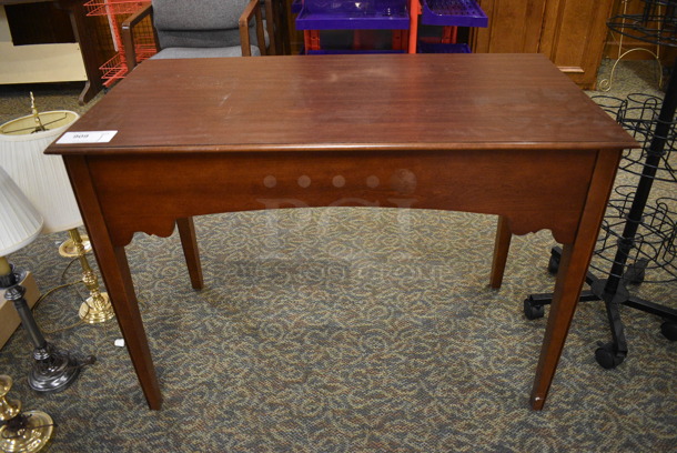 Wooden Table. 42x22x30.5. (gift shop)