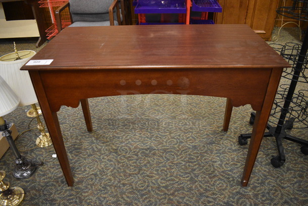 Wooden Table. 42x22x30.5. (gift shop) - Image 1 of 4