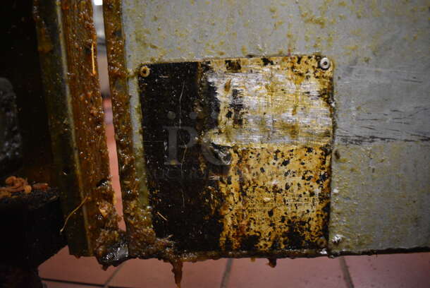 Vulcan Stainless Steel Commercial Floor Style Electric Powered Deep Fat Fryer on Commercial Casters. 46.5x34.5x41.5. Unit Was In Working Condition When Restaurant Closed. (kitchen) - Image 11 of 12