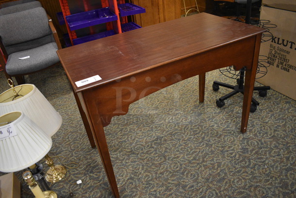 Wooden Table. 42x22x30.5. (gift shop) - Image 3 of 4