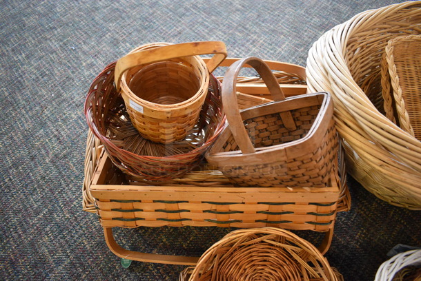 ALL ONE MONEY! Lot of 20 Various Baskets! Includes 24x18x11. (garden center) - Image 2 of 4