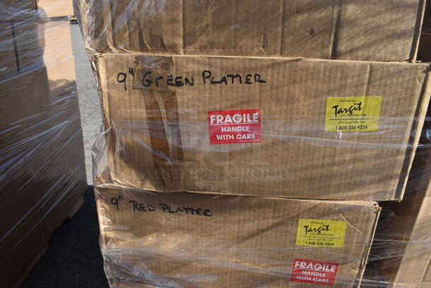 ALL ONE MONEY! Pallet Lot of Various Items Including Corrugated Circles and Platters. (warehouse) - Image 6 of 6